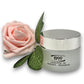 Crema facial hidratante para piel mixta Cosméticos 1900 con flor decorativa